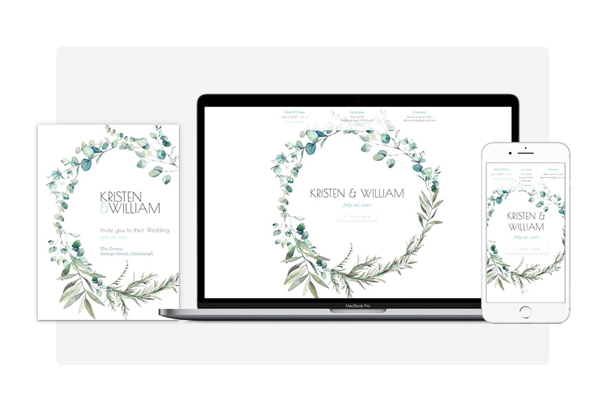 Upload your existing design to match your invitations