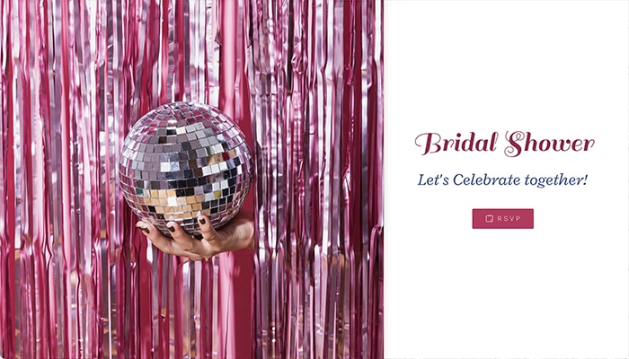 Let's PARTY! :-) A fun RSVP site for your Event